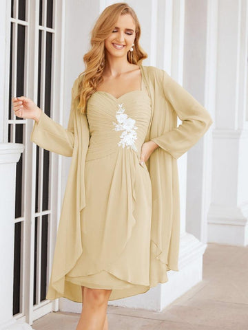 Vestidos de encaje para la madre de la novia y el novio de Sunderly, ideales para invitadas de boda (SY28066)