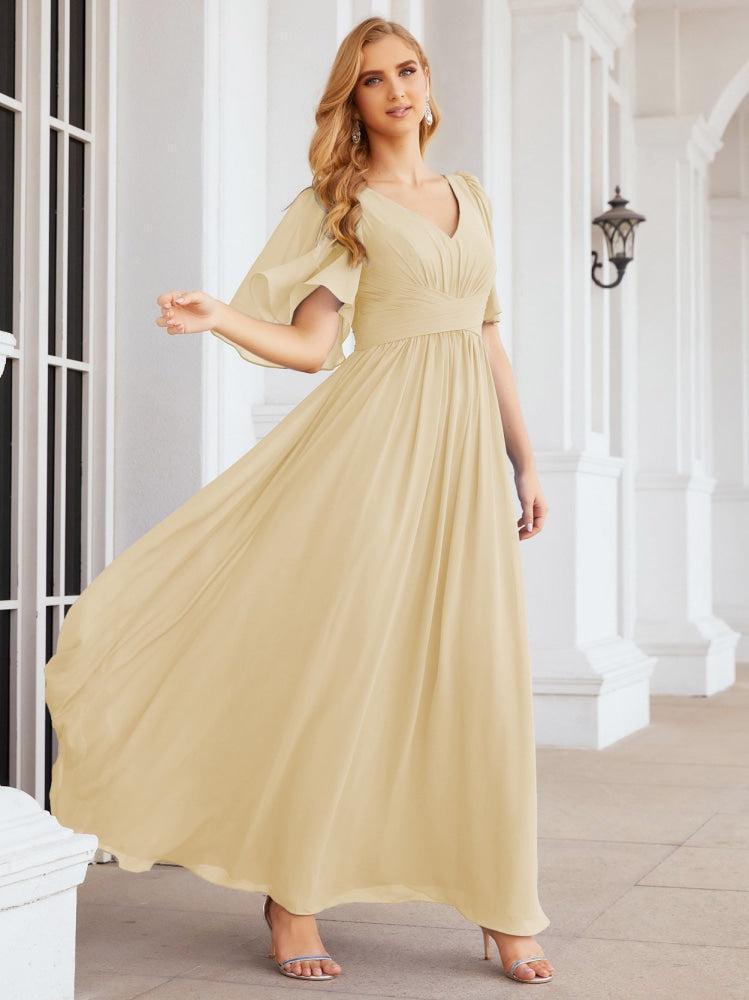 Robes de demoiselle d'honneur pour femmes, robe de soirée longue de mariage, robe de bal 28068