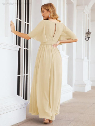 Vestidos de dama de honor para mujer, vestido largo de fiesta para boda o graduación 28068