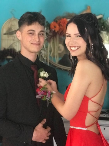 Vestido de fiesta rojo sencillo de corte A con espalda con cordones Y6547