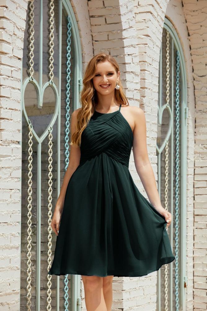 Vestidos de fiesta sin mangas, vestido formal de cóctel para graduación 28014 