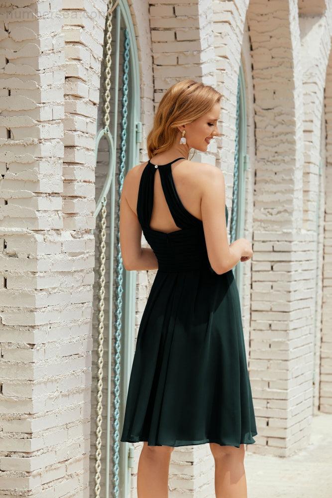 Vestidos de fiesta sin mangas, vestido formal de cóctel para graduación 28014 