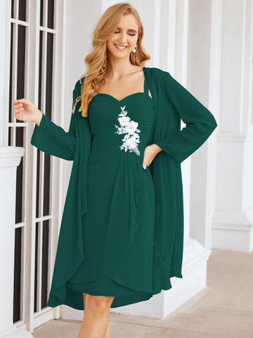 Vestidos de encaje para la madre de la novia y el novio de Sunderly, ideales para invitadas de boda (SY28066)