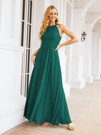 Baoleely Keyhole Bridesmaid Dresses Sleeveless Formal Evening Party Prom Gowns 28043
