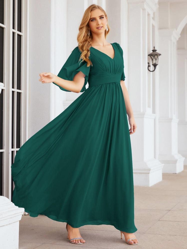 Robes de demoiselle d'honneur pour femmes, robe de soirée longue de mariage, robe de bal 28068