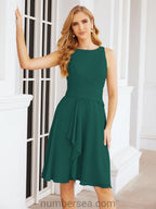 Vestidos de la madre de la novia de Sunderly, vestido de graduación, vestido plisado informal SY28065