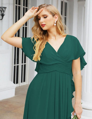 Vestidos de dama de honor Baoleely, vestidos de gala formales sin espalda para fiestas de noche, vestido para la madre de la novia 28040