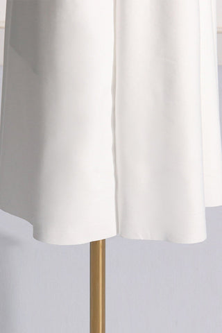 Elegantes accesorios de metal sólido para decorar vestidos de noche con cuello redondo y pliegue (3 colores) 