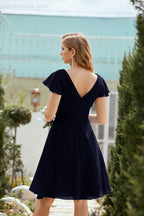 Robe de soirée mi-longue, robe de cocktail formelle, robe de bal, 28013 