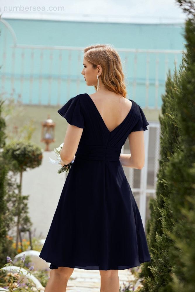 Robe de soirée mi-longue, robe de cocktail formelle, robe de bal, 28013 