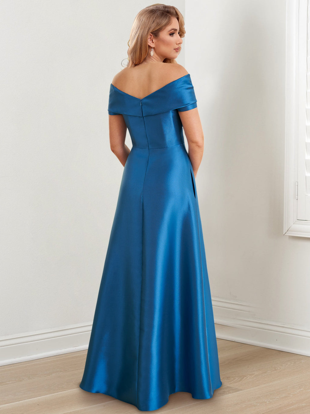 Vestidos de corte princesa/línea A hasta el suelo para la madre de la novia 