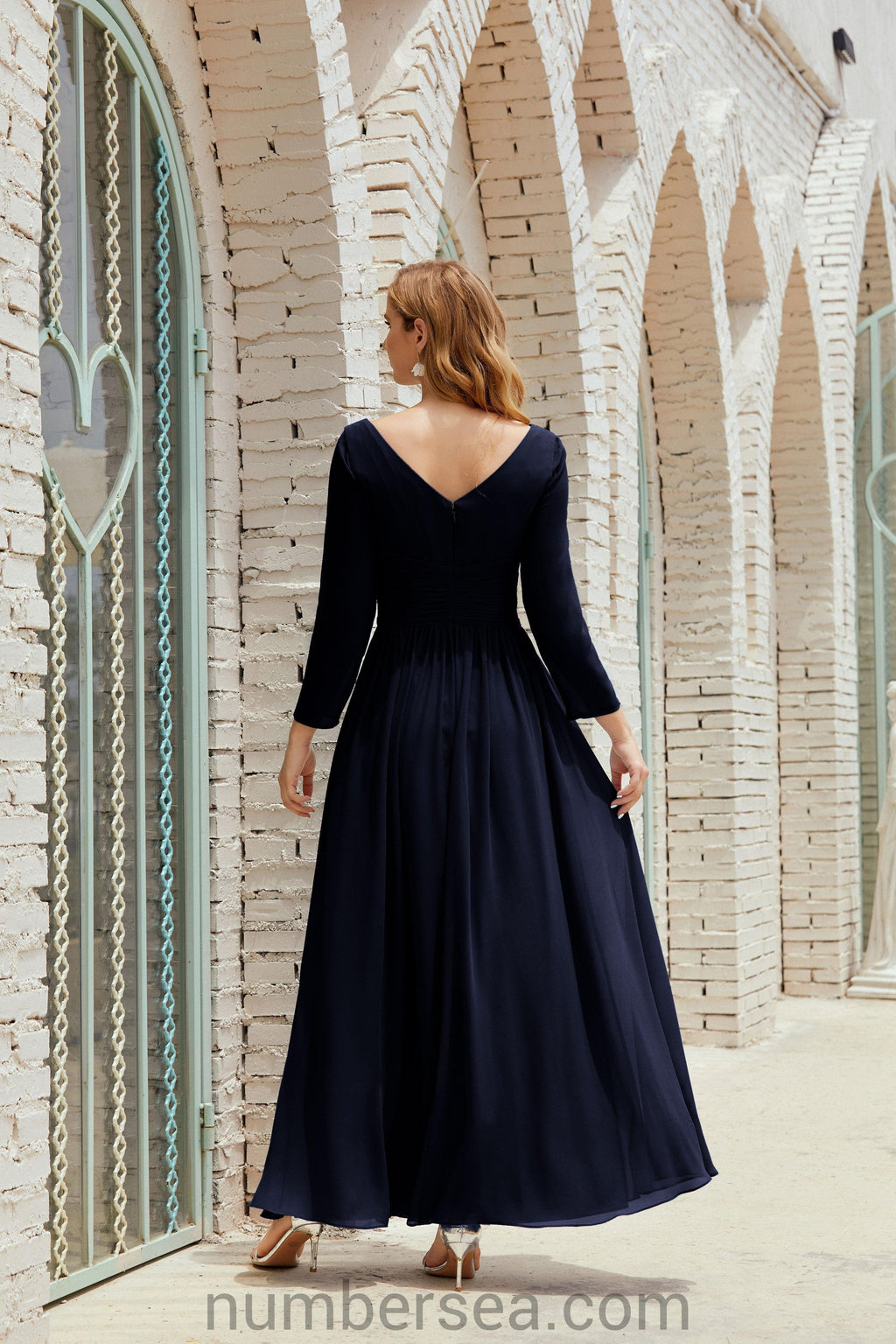 Baoleely Bridesmaid Dress Chiffon Formal Party Dress Evening Dress 28016