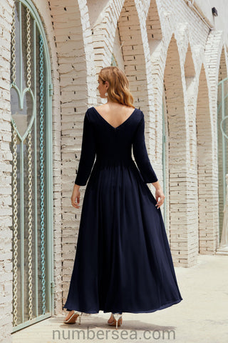 Baoleely Bridesmaid Dress Chiffon Formal Party Dress Evening Dress 28016