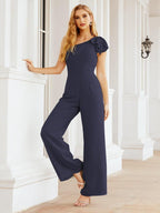 Baoleely Women's One Shoulder Long Jumpsuit Formal Evening Dress Long Bridesmaid Dresses Pants Wedding Party 28034