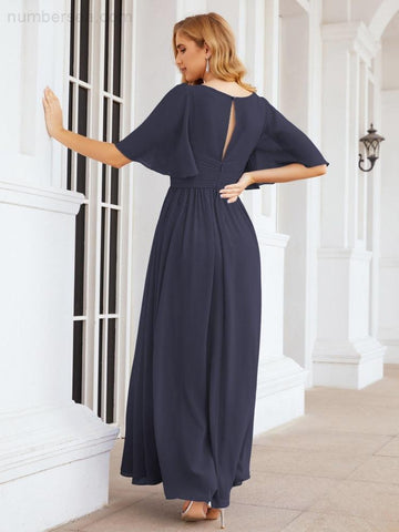 Vestidos de dama de honor para mujer, vestido largo de fiesta para boda o graduación 28068