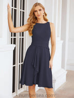Vestidos de la madre de la novia de Sunderly, vestido de graduación, vestido plisado informal SY28065