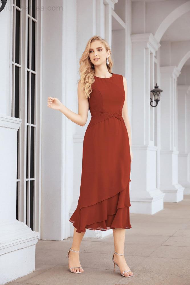 Robe de soirée deux pièces Sunnderly, coupe trapèze, pour la mère de la mariée, référence SY28072
