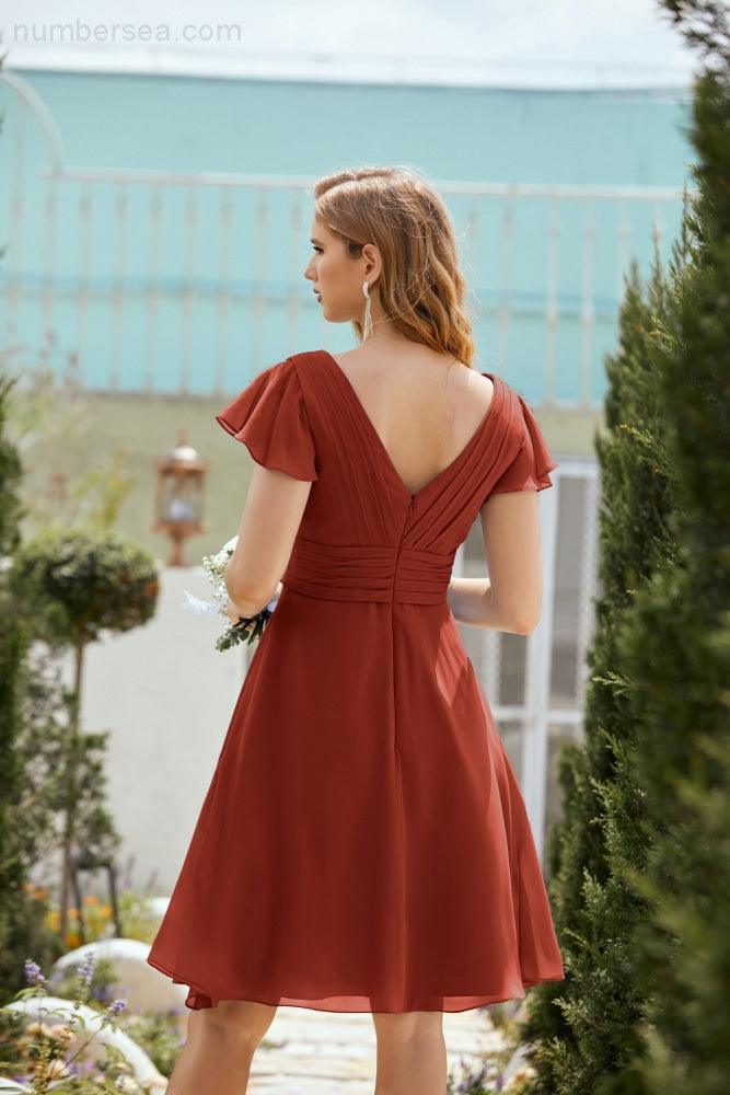 Robe de soirée mi-longue, robe de cocktail formelle, robe de bal, 28013 