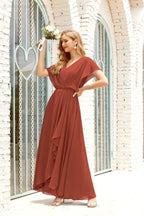 Vestido Baoleely para la madre de la novia, talla grande, escote en V, largo hasta el suelo, formal, para invitada de boda 28020