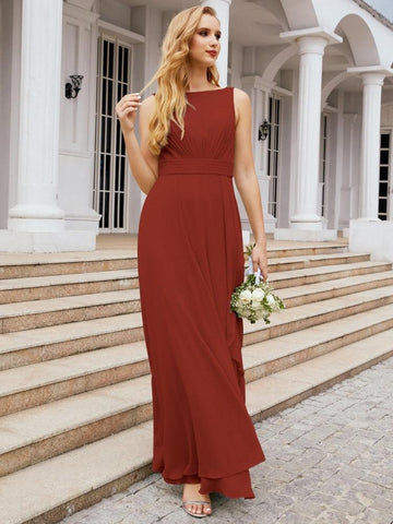 Vestidos de dama de honor Baoleely para boda, vestidos largos formales con volantes para baile de graduación 28039