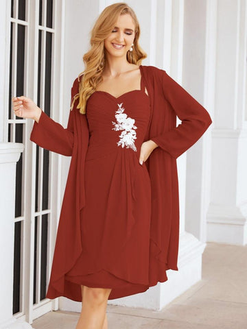 Vestidos de encaje para la madre de la novia y el novio de Sunderly, ideales para invitadas de boda (SY28066)