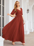 Robes de demoiselle d'honneur pour femmes, robe de soirée longue de mariage, robe de bal 28068