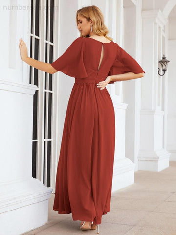 Vestidos de dama de honor para mujer, vestido largo de fiesta para boda o graduación 28068