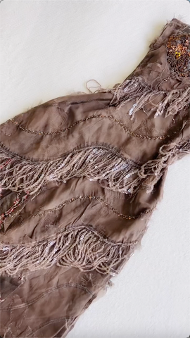 Vintage Off The Shoulder Chiffon Sequins Evening Dress Formal Prom Dress Y8300