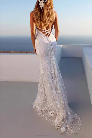 Vestidos de noche sexys de color liso con espalda descubierta, escote en V y patchwork (3 colores) 