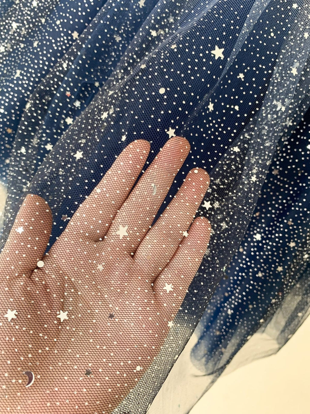 Impresionante vestido de niña azul degradado de tul hasta la rodilla 