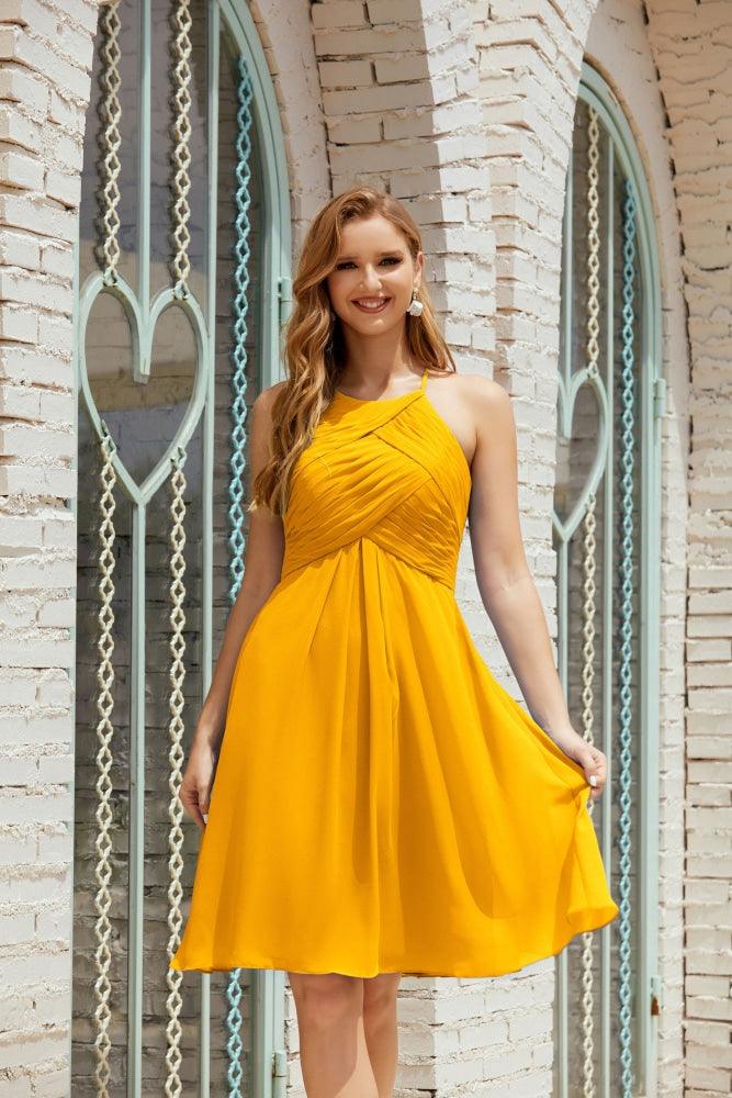 Vestidos de fiesta sin mangas, vestido formal de cóctel para graduación 28014 