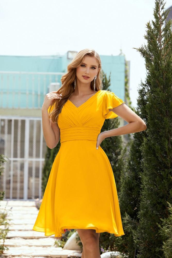 Robe de soirée mi-longue, robe de cocktail formelle, robe de bal, 28013 
