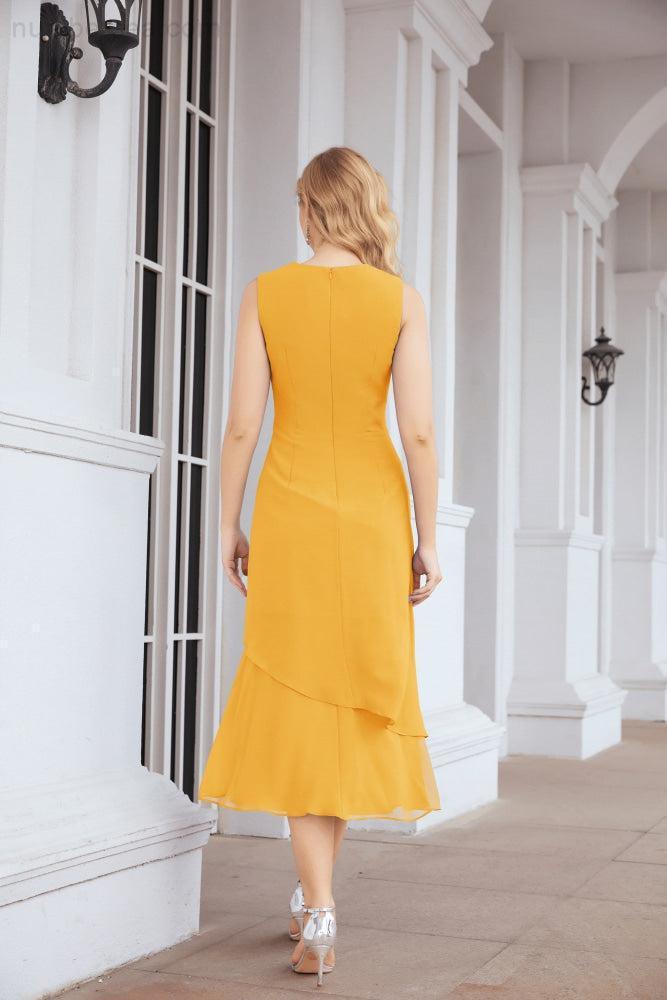 Robe de soirée deux pièces Sunnderly, coupe trapèze, pour la mère de la mariée, référence SY28072