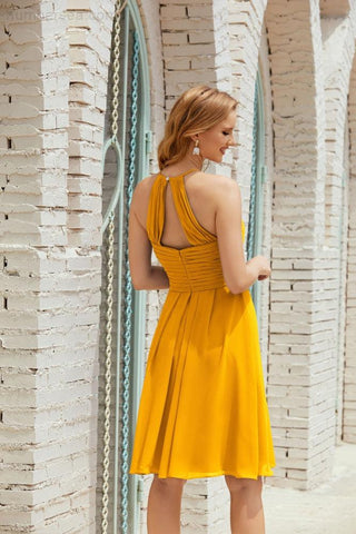 Vestidos de fiesta sin mangas, vestido formal de cóctel para graduación 28014 