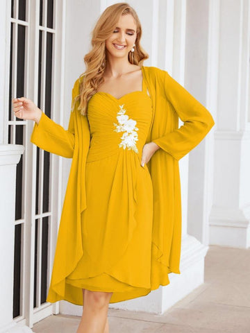 Vestidos de encaje para la madre de la novia y el novio de Sunderly, ideales para invitadas de boda (SY28066)