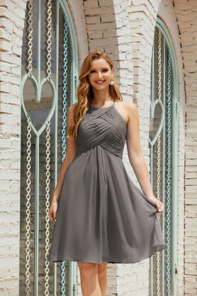 Vestidos de fiesta sin mangas, vestido formal de cóctel para graduación 28014 