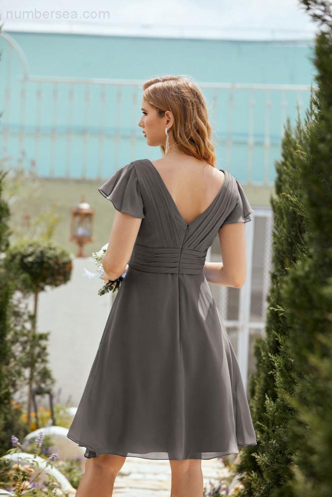 Robe de soirée mi-longue, robe de cocktail formelle, robe de bal, 28013 