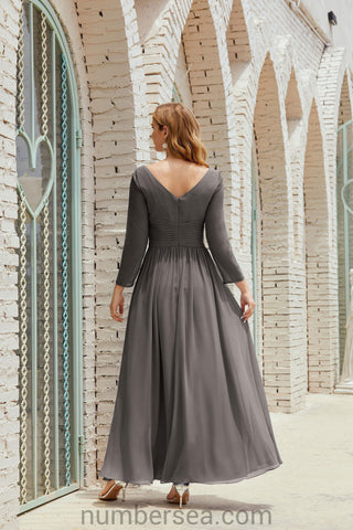 Baoleely Bridesmaid Dress Chiffon Formal Party Dress Evening Dress 28016