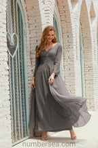 Baoleely Bridesmaid Dress Chiffon Formal Party Dress Evening Dress 28016