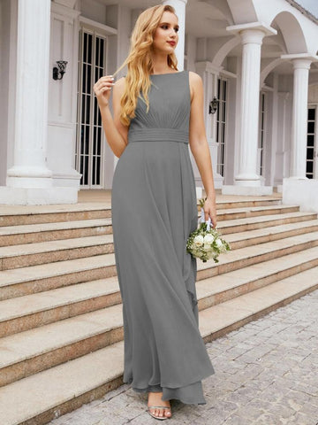 Vestidos de dama de honor Baoleely para boda, vestidos largos formales con volantes para baile de graduación 28039