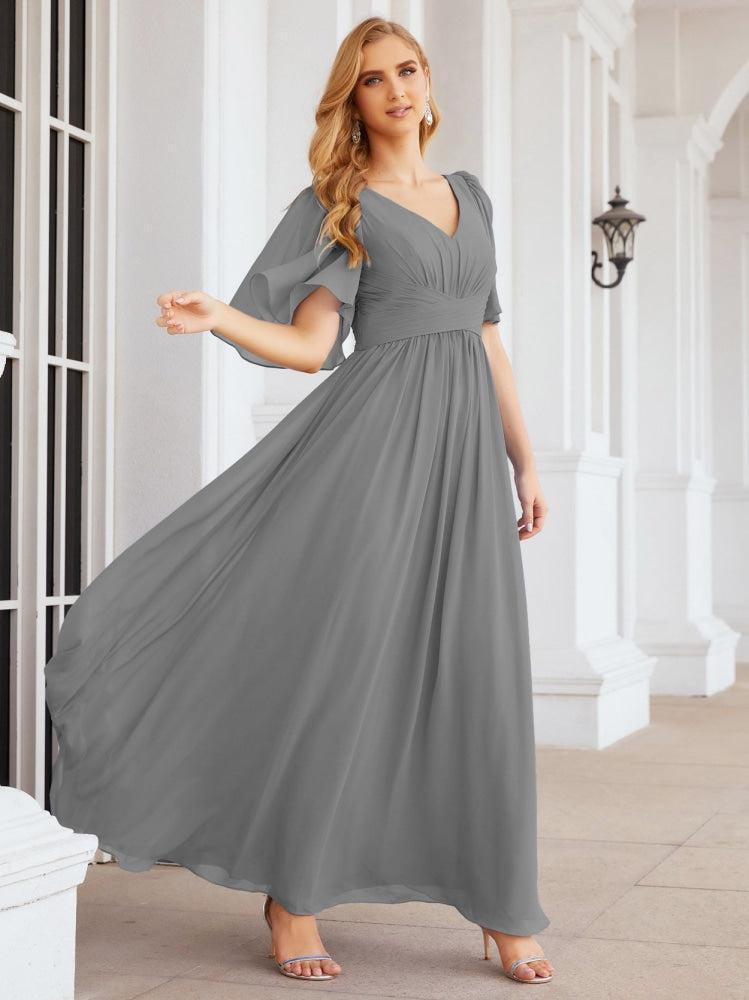 Robes de demoiselle d'honneur pour femmes, robe de soirée longue de mariage, robe de bal 28068