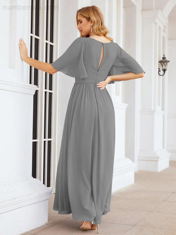 Vestidos de dama de honor para mujer, vestido largo de fiesta para boda o graduación 28068