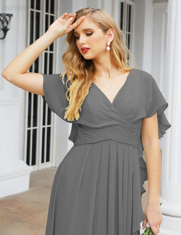 Vestidos de dama de honor Baoleely, vestidos de gala formales sin espalda para fiestas de noche, vestido para la madre de la novia 28040