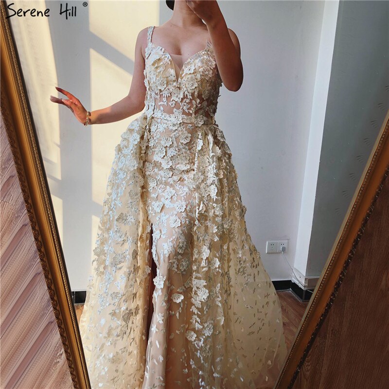 Vestidos de noche rosas sin mangas con flores hechas a mano, estilo 2025. Vestidos de noche de tul de lujo, sexis y sexys con cristales. Foto real LA60717 