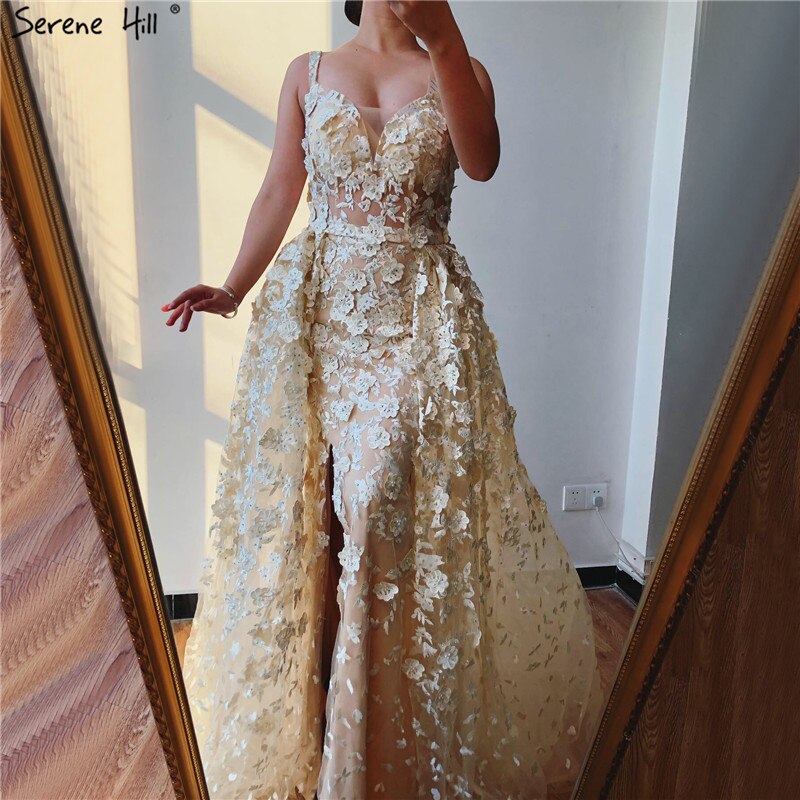 Vestidos de noche rosas sin mangas con flores hechas a mano, estilo 2025. Vestidos de noche de tul de lujo, sexis y sexys con cristales. Foto real LA60717 