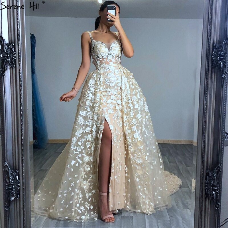 Vestidos de noche rosas sin mangas con flores hechas a mano, estilo 2025. Vestidos de noche de tul de lujo, sexis y sexys con cristales. Foto real LA60717 