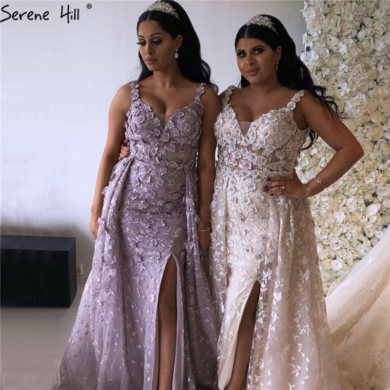 Vestidos de noche rosas sin mangas con flores hechas a mano, estilo 2025. Vestidos de noche de tul de lujo, sexis y sexys con cristales. Foto real LA60717 