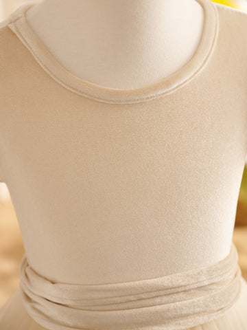 Robe de demoiselle d'honneur d'hiver en velours, longue jusqu'au sol 