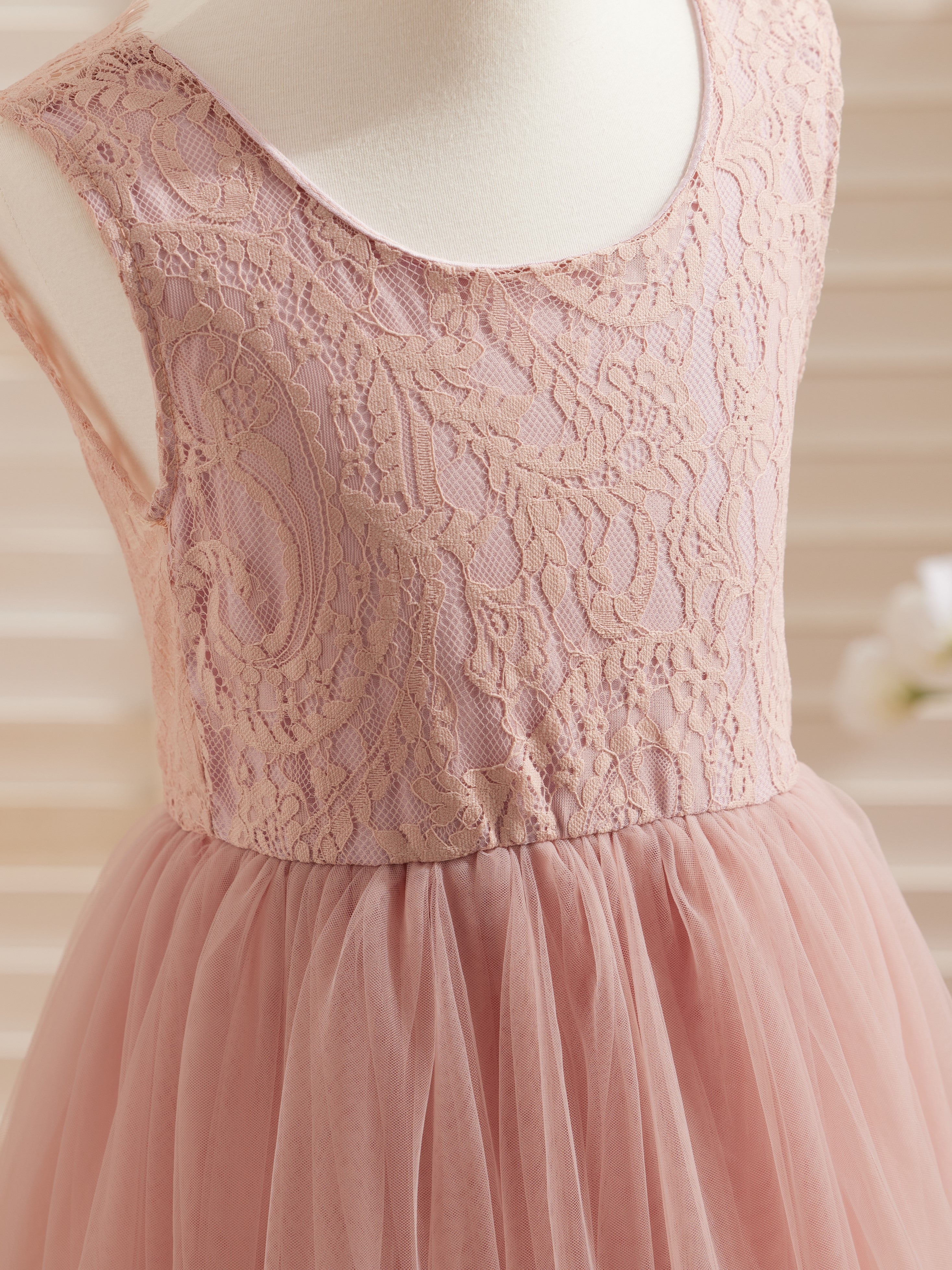 Vestido blanco de tul hasta el suelo (2003227895) 
