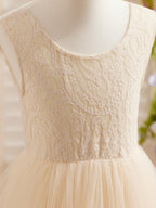 Vestido blanco de tul hasta el suelo (2003227895) 